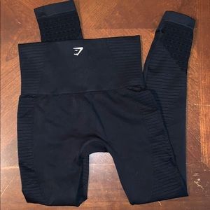 GYMSHARK seamless leggings, full length small